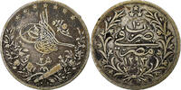 Égypte 2 Qirsh Abdul Hamid II, Berlin, Argent -
