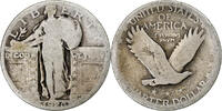 États-Unis Standing Liberty Quarter Philadelphie, Argent -