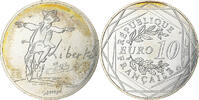 France 10 Euro Sempé - Été - Liberté, MDP, Argent -