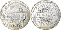 France 10 Euro Petit Prince Joue à la pétanque, MDP, Argent -
