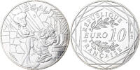 France 10 Euro Astérix Égalité (La zizanie), MDP, Argent -