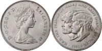 Grande-Bretagne 25 New Pence Elizabeth II, Royal Wedding, Llantrisant -