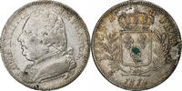 France 5 Francs Louis XVIII, Bayonne, Argent, Gadoury:591 -