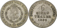 Électorat de Hesse 1/6 Thaler Friedrich Wilhelm, Argent -