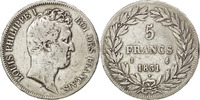France 5 Francs Monnaie, Louis-Philippe, Limoges, Argent, KM:735.6 -