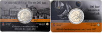 Belgique 2 Euro 200 Ans - Université de Liège, Bruxelles, Bimétallique -