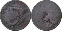 Cent 1817 Philadelphia Vereinigte Staaten Coronet Head, Philadelphia, Kupfer, SGE SGE