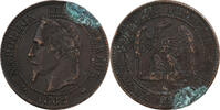France 2 Centimes Napoléon III, Bordeaux, Bronze -