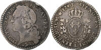 France 1/20 Écu au bandeau Louis XV, Bayonne, Argent -