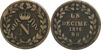 France Decime Napoléon Ier, Décime, Strasbourg, Bronze -