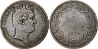 France 5 Francs Louis-Philippe Ier, Paris, Argent, Gadoury:675 -