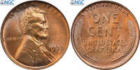 États-Unis Cent Lincoln, Denver, Bronze, NGC, KM:132 -