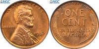 États-Unis Cent Lincoln, San Francisco, Bronze, NGC, KM:132 -