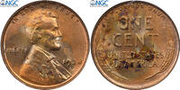 États-Unis Cent Lincoln, Denver, Bronze, NGC, KM:132 -