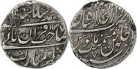 Empire moghol 1 Rupee Muhammad Shah, Shahjahanabad -