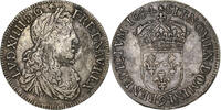 France 1/2 Écu au buste juvénile Louis XIV, Rennes, Argent -