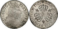 France Ecu aux 3 couronnes Louis XIV, Rennes, Argent, Gadoury:229 -