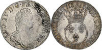 France Ecu Vertugadin Louis XV, Caen, Réformé, Argent, Gadoury:317 -