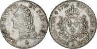 France Écu à la vieille tête Louis XV, Paris, 2nd semestre, Argent -