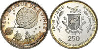 Guinée 250 Francs Alunissage, BE, Argent -
