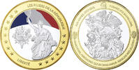 France Medaille Les Piliers de la république, Liberté, Cuivre doré -
