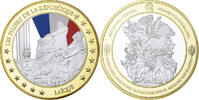 France Medaille Les piliers de la République, Laïque, Cuivre doré -