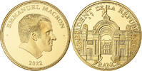 France Médaille Emmanuel Macron, Président de la République, Utrecht -