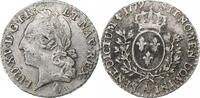 France 1/20 Ecu à la vieille tête (6 sols) Louis XV, Paris, Argent -