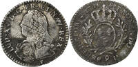 France 1/10 Écu aux branches d'olivier Louis XV, Rennes, Argent -