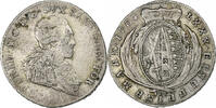 Électorat de Saxe 1/6 Thaler Frédéric-Auguste III, Billon -