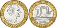 France 10 Francs Montesquieu, MDP, Essai, Cupro-aluminium-nickel -