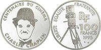 France 100 Francs Charlie Chaplin, Centenaire du Cinéma, MDP, BE -