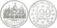 France 100 Francs-15 Ecus Place Saint-Marc, MDP, BE, Argent -
