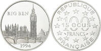 France 100 Francs-15 Ecus Big Ben, MDP, BE, Argent, KM:1070 -