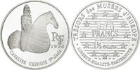 France 10 Francs-1.5 Euro Cavalier chinois, MDP, BE, Argent -