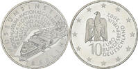 Allemagne 10 Euro L'île aux musées - Berlin, Berlin, Argent, KM:218 -