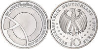 Allemagne 10 Euro Manufacture de porcelaine, Stuttgart, Argent -