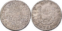 Mexique 2 Reales Ferdinand VI, Mexico City, Argent, KM:86.1 -