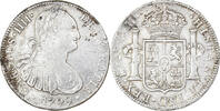 Mexique 8 Reales Charles IV, Mexico City, Argent, KM:109 -