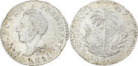 Haïti 100 Centimes Jean-Pierre Boyer, Argent, KM:A23 -