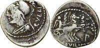Denarius Servilia, 100 av. J.-C., Rome, Argent, Crawford:328/1 -