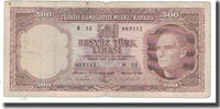 Turquie 500 Lira Billet, 1930-06-11, KM:170a -