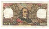 France 100 Francs Corneille, 1966-09-01, Fayette:65.14, KM:149b -