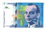 France 50 Francs 1996 St Exup&eacute;ry, V029154372, Fayette:73.2, KM:157Ac UNZ 32,95 EUR  + 4,95 EUR frais d'envoi