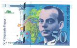 France 50 Francs 1996 St Exup&eacute;ry, V029154365, Fayette:73.2, KM:157Ac UNZ 32,95 EUR  + 4,95 EUR frais d'envoi