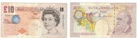 Grande-Bretagne 10 Pounds Billet, KM:389a -