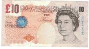 Grande-Bretagne 10 Pounds Billet, KM:389a -