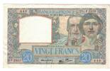 France 20 Francs Science et Travail, F.2955, Fayette:12.12, KM:92b -