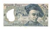 France 50 Francs Quentin de La Tour, K.24, Fayette:67.7, KM:152b -