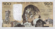 France 500 Francs Pascal, V.80, Fayette:71.17 -